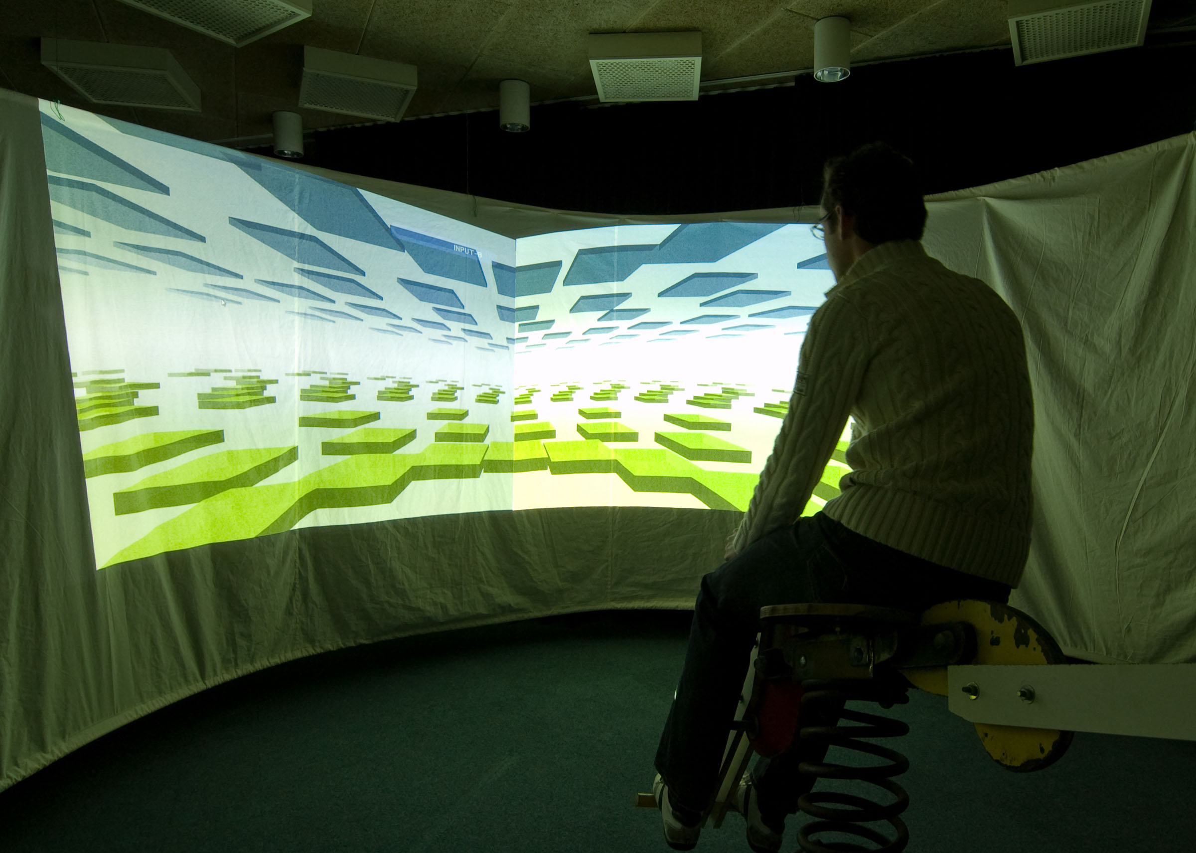 Using intelligent lighting against motion sickness